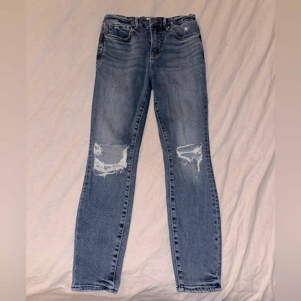 Good American good crop jeans 27/4 EUC